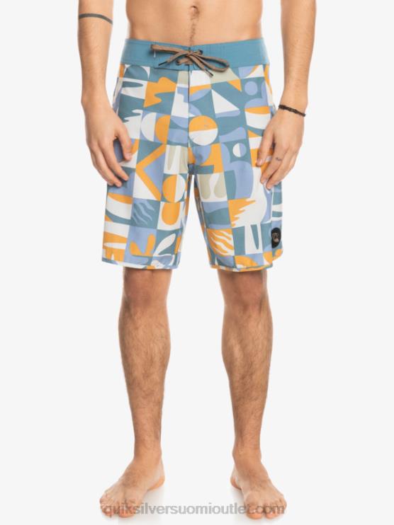 Quiksilver D6JJ1743 miehet ashley sininen hamppujousitettu kampasimpukka 19 boardshortsit