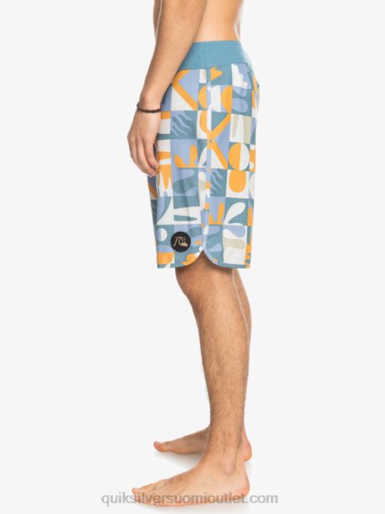 Quiksilver D6JJ1743 miehet ashley sininen hamppujousitettu kampasimpukka 19 boardshortsit