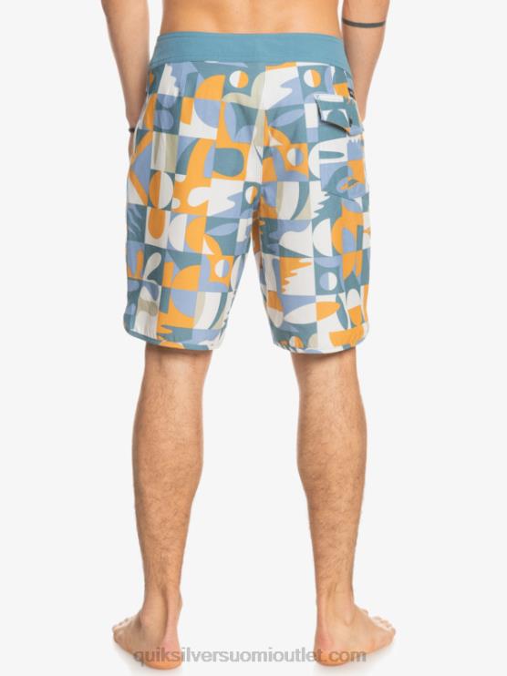 Quiksilver D6JJ1743 miehet ashley sininen hamppujousitettu kampasimpukka 19 boardshortsit