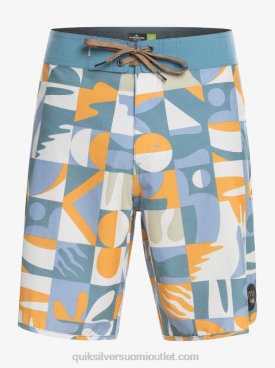 Quiksilver D6JJ1743 miehet ashley sininen hamppujousitettu kampasimpukka 19 boardshortsit