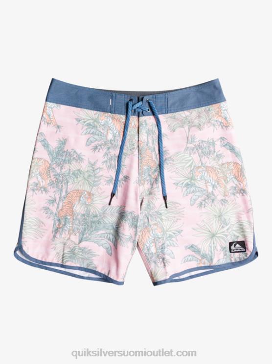 Quiksilver D6JJ1744 miehet g-land verhottu ruusu hamppujousitettu kampasimpukka 19 boardshortsit