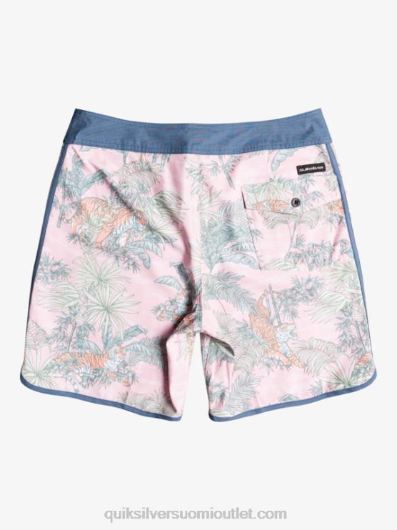 Quiksilver D6JJ1744 miehet g-land verhottu ruusu hamppujousitettu kampasimpukka 19 boardshortsit