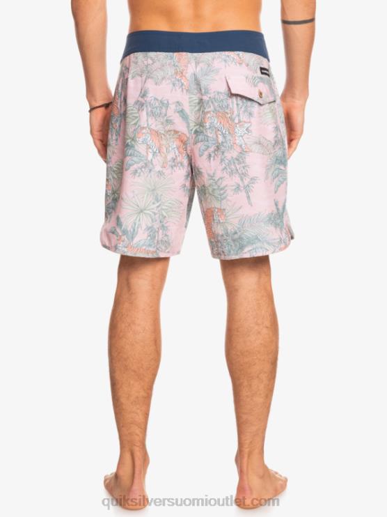Quiksilver D6JJ1744 miehet g-land verhottu ruusu hamppujousitettu kampasimpukka 19 boardshortsit
