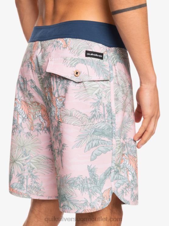 Quiksilver D6JJ1744 miehet g-land verhottu ruusu hamppujousitettu kampasimpukka 19 boardshortsit