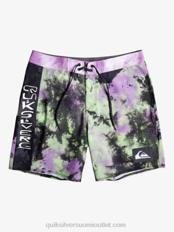 Quiksilver D6JJ1745 miehet jade lime surfsilk acid pesu 18 boardshortsit