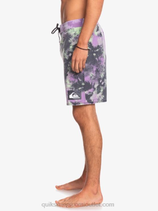 Quiksilver D6JJ1745 miehet jade lime surfsilk acid pesu 18 boardshortsit