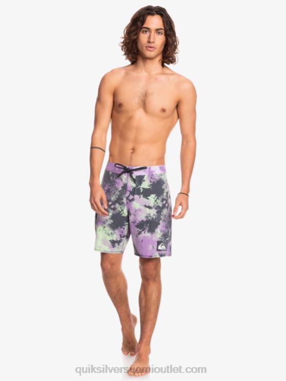 Quiksilver D6JJ1745 miehet jade lime surfsilk acid pesu 18 boardshortsit