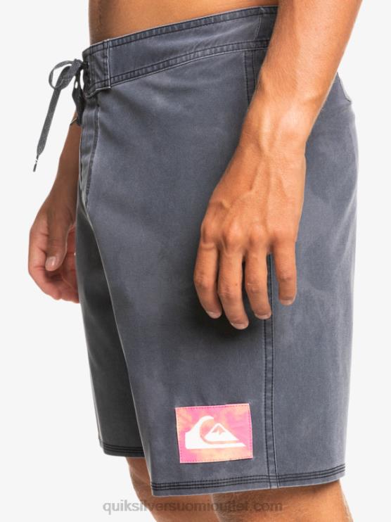 Quiksilver D6JJ1747 miehet musta surfsilk acid pesu 18 boardshortsit
