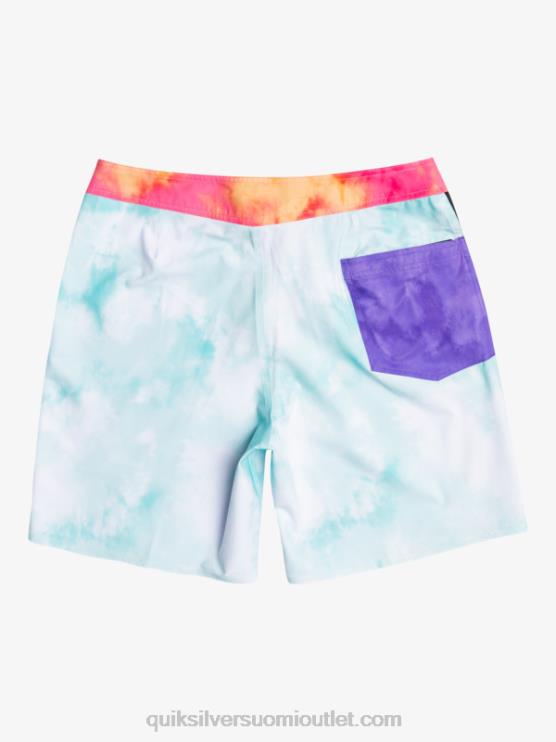 Quiksilver D6JJ1748 miehet enkelin sininen surfsilk acid pesu 18 boardshortsit