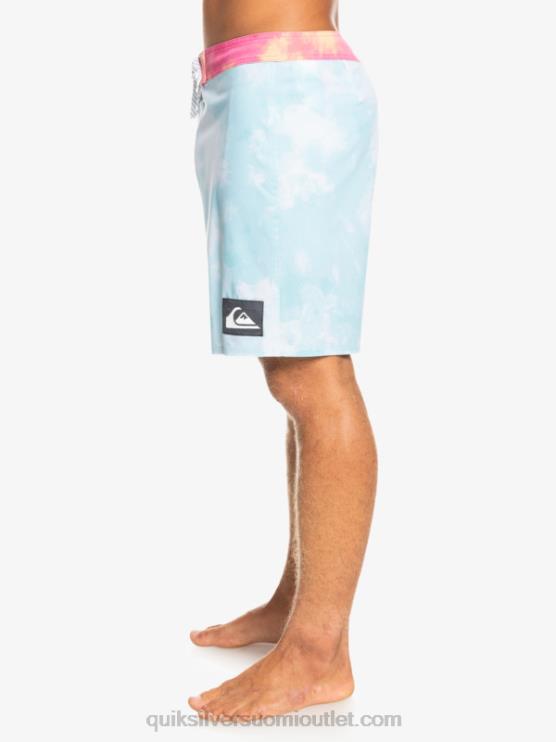 Quiksilver D6JJ1748 miehet enkelin sininen surfsilk acid pesu 18 boardshortsit