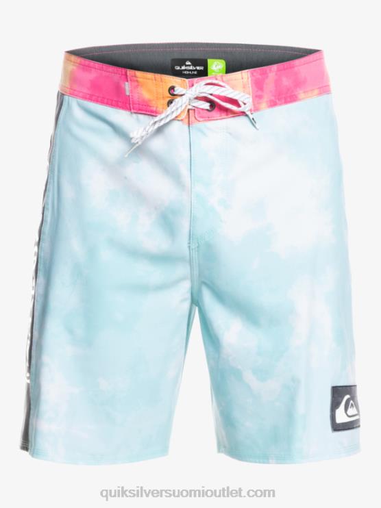 Quiksilver D6JJ1748 miehet enkelin sininen surfsilk acid pesu 18 boardshortsit