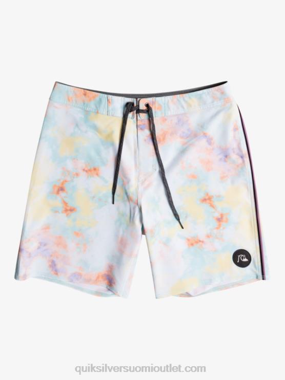 Quiksilver D6JJ1749 miehet valkoinen surfsilk piped 18 boardshortsit