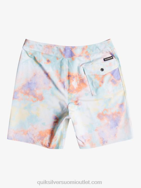 Quiksilver D6JJ1749 miehet valkoinen surfsilk piped 18 boardshortsit