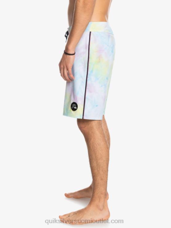 Quiksilver D6JJ1749 miehet valkoinen surfsilk piped 18 boardshortsit