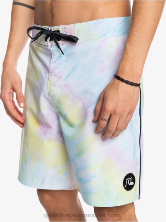 Quiksilver D6JJ1749 miehet valkoinen surfsilk piped 18 boardshortsit