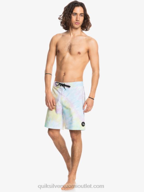 Quiksilver D6JJ1749 miehet valkoinen surfsilk piped 18 boardshortsit