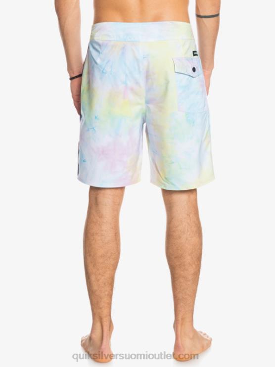 Quiksilver D6JJ1749 miehet valkoinen surfsilk piped 18 boardshortsit