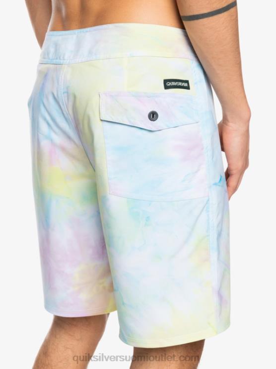 Quiksilver D6JJ1749 miehet valkoinen surfsilk piped 18 boardshortsit