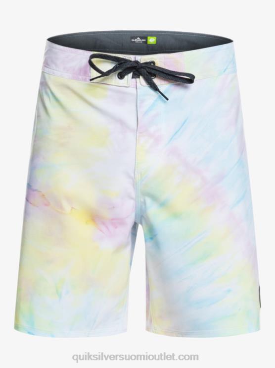 Quiksilver D6JJ1749 miehet valkoinen surfsilk piped 18 boardshortsit