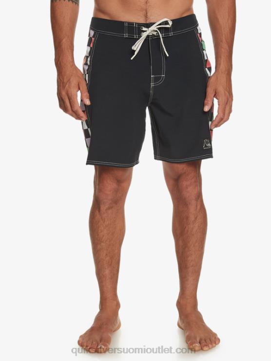 Quiksilver D6JJ174 miehet musta alkuperäiset arch 18 boardshortsit