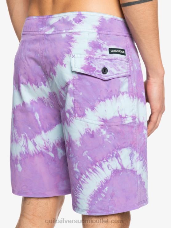 Quiksilver D6JJ1750 miehet pölyinen orkidea surfsilk piped 18 boardshortsit