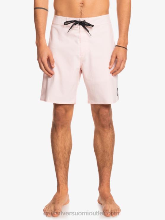 Quiksilver D6JJ1751 miehet verhottu vaaleanpunainen surfsilk piped 18 boardshortsit
