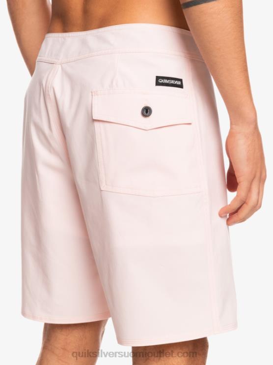 Quiksilver D6JJ1751 miehet verhottu vaaleanpunainen surfsilk piped 18 boardshortsit