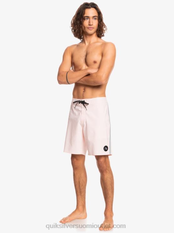 Quiksilver D6JJ1751 miehet verhottu vaaleanpunainen surfsilk piped 18 boardshortsit