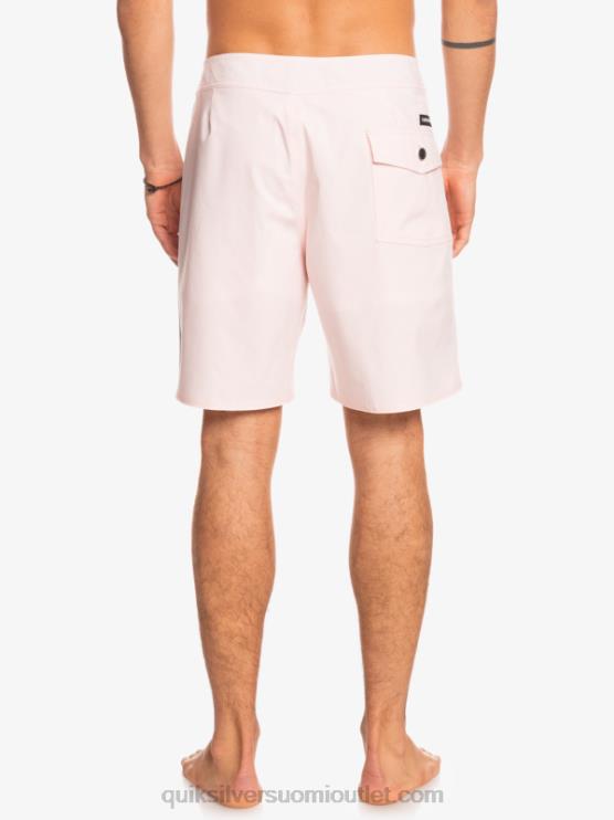 Quiksilver D6JJ1751 miehet verhottu vaaleanpunainen surfsilk piped 18 boardshortsit