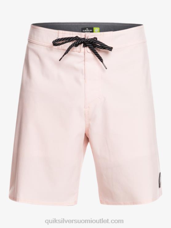 Quiksilver D6JJ1751 miehet verhottu vaaleanpunainen surfsilk piped 18 boardshortsit