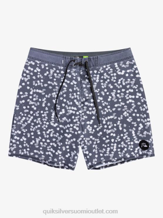 Quiksilver D6JJ1755 miehet musta surfsilk pesty 18 boardshortsit