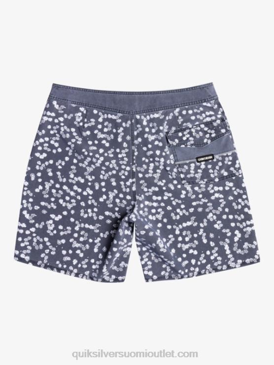 Quiksilver D6JJ1755 miehet musta surfsilk pesty 18 boardshortsit