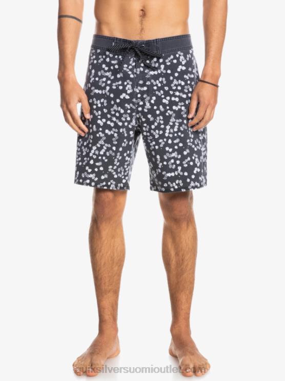 Quiksilver D6JJ1755 miehet musta surfsilk pesty 18 boardshortsit