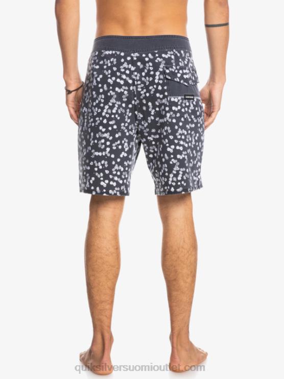 Quiksilver D6JJ1755 miehet musta surfsilk pesty 18 boardshortsit