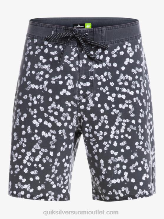 Quiksilver D6JJ1755 miehet musta surfsilk pesty 18 boardshortsit