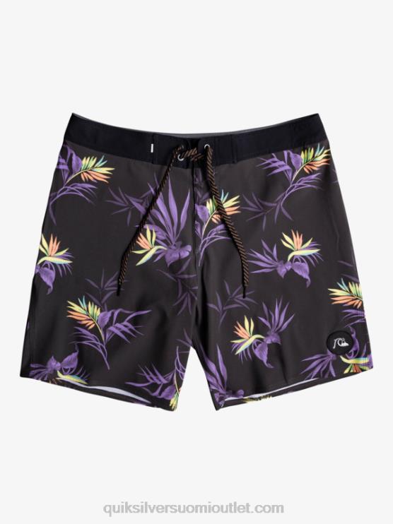 Quiksilver D6JJ1758 miehet asfaltti surfsilk pesty 18 boardshortsit