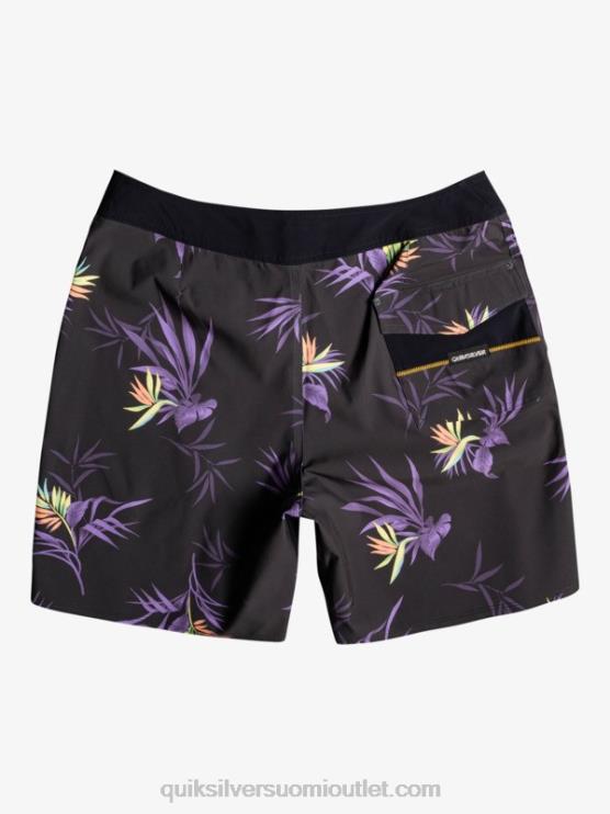 Quiksilver D6JJ1758 miehet asfaltti surfsilk pesty 18 boardshortsit