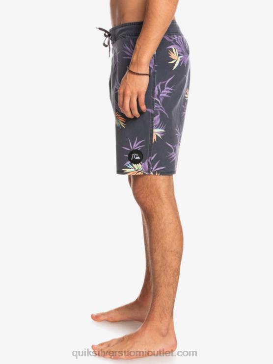 Quiksilver D6JJ1758 miehet asfaltti surfsilk pesty 18 boardshortsit