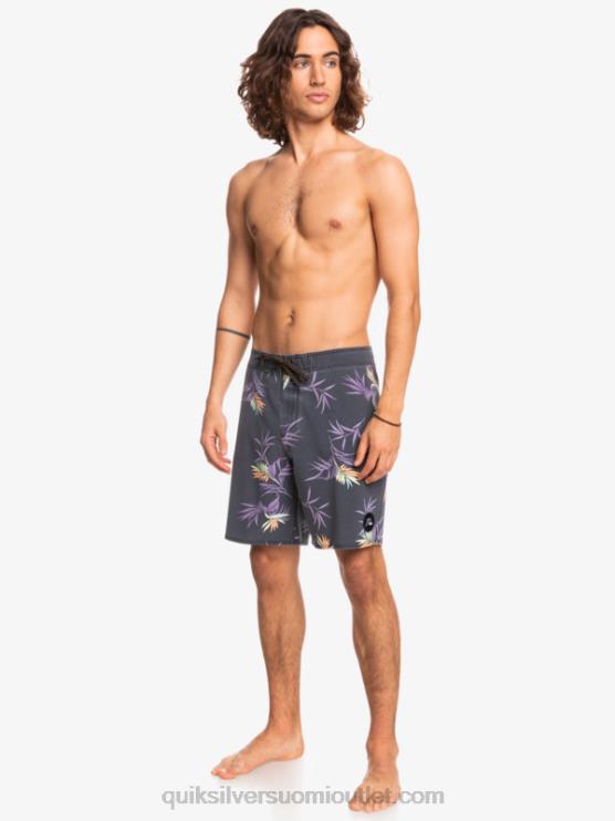 Quiksilver D6JJ1758 miehet asfaltti surfsilk pesty 18 boardshortsit
