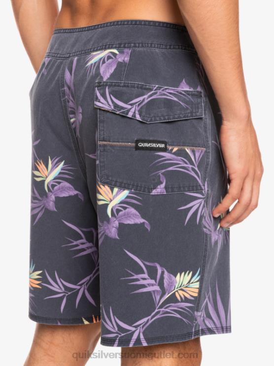 Quiksilver D6JJ1758 miehet asfaltti surfsilk pesty 18 boardshortsit