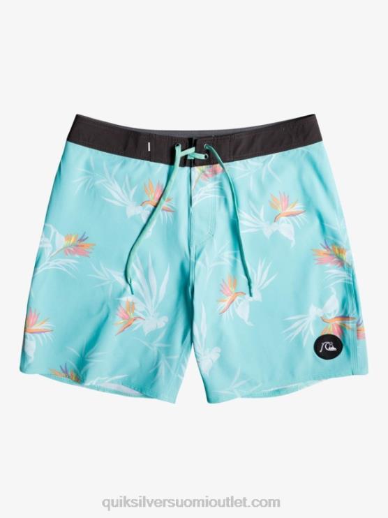 Quiksilver D6JJ1760 miehet enkelin sininen surfsilk pesty 18 boardshortsit