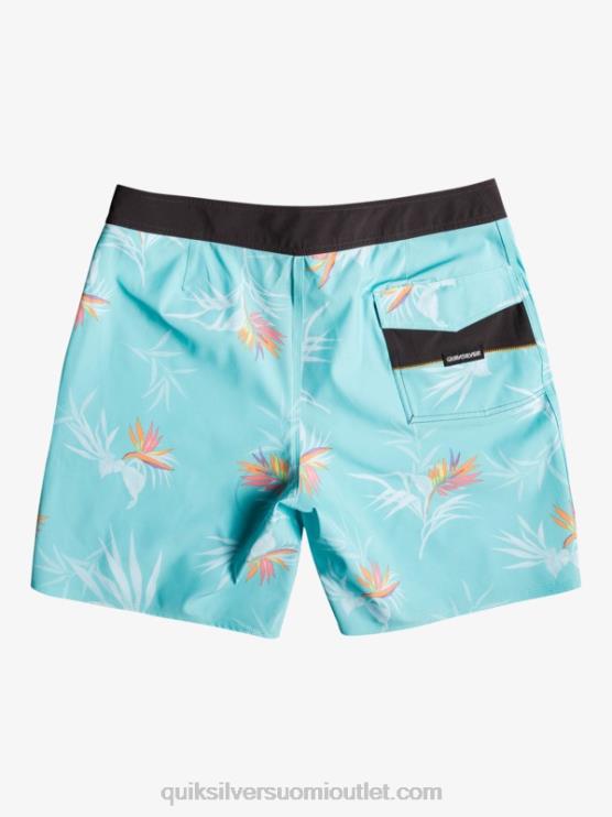 Quiksilver D6JJ1760 miehet enkelin sininen surfsilk pesty 18 boardshortsit