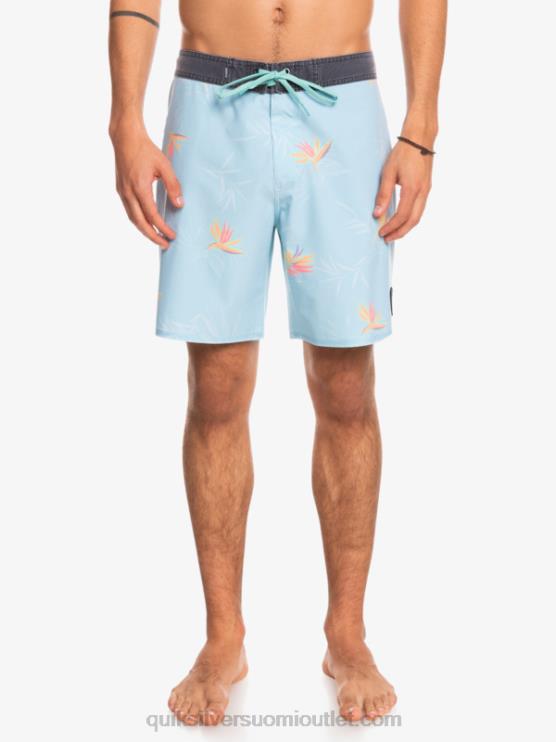 Quiksilver D6JJ1760 miehet enkelin sininen surfsilk pesty 18 boardshortsit