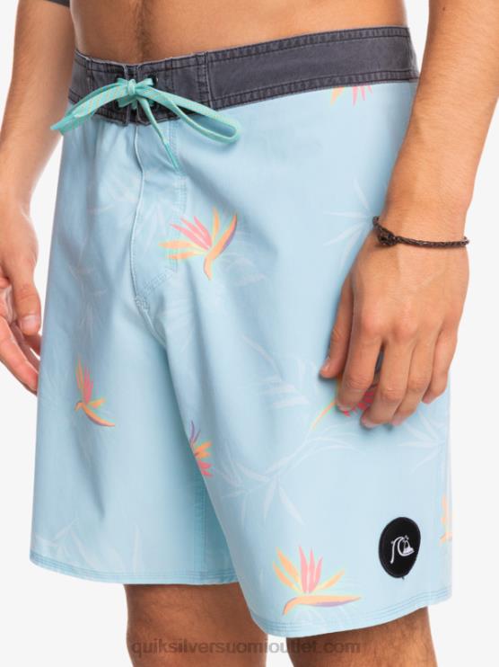 Quiksilver D6JJ1760 miehet enkelin sininen surfsilk pesty 18 boardshortsit