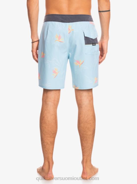 Quiksilver D6JJ1760 miehet enkelin sininen surfsilk pesty 18 boardshortsit