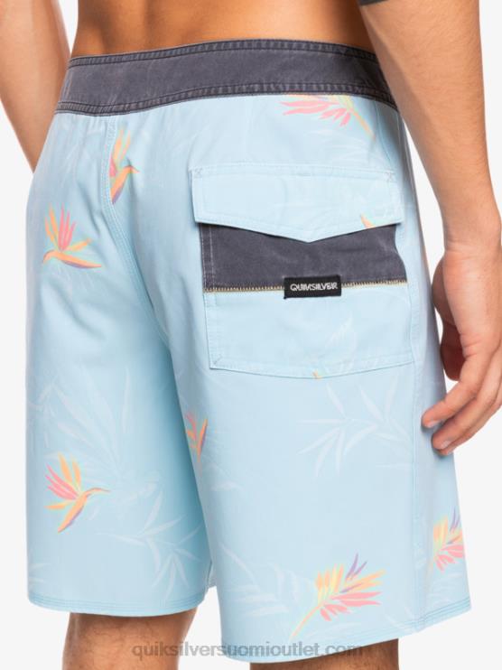 Quiksilver D6JJ1760 miehet enkelin sininen surfsilk pesty 18 boardshortsit