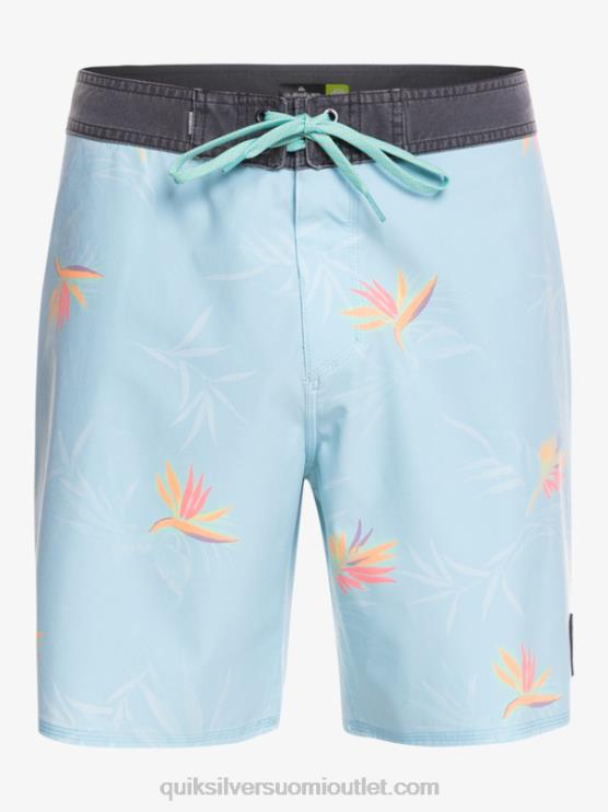 Quiksilver D6JJ1760 miehet enkelin sininen surfsilk pesty 18 boardshortsit