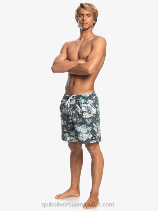 Quiksilver D6JJ1765 miehet hotel paradiso - musta hotel paradiso 17 volleys