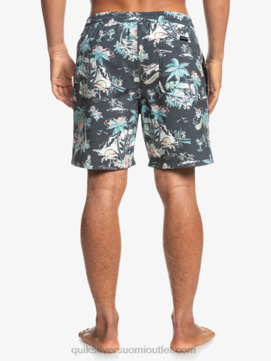 Quiksilver D6JJ1765 miehet hotel paradiso - musta hotel paradiso 17 volleys