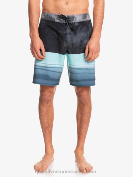 Quiksilver D6JJ1798 miehet musta surfsilk five-0 19 boardshortsit